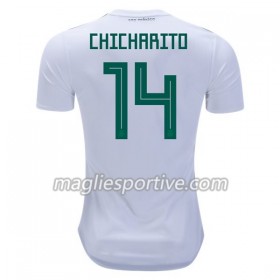 Completo Calcio Messico Chicharito 14 Divisa Trasferta Mondiali 2018